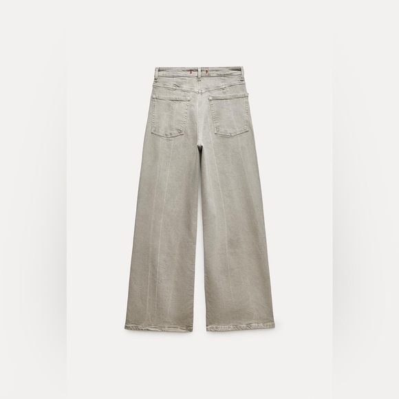 Zara ZW Collection High Rise Culotte Jeans - Picture 3 of 8